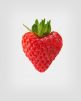 strawberry in heart shape, sweet strawberry, fresh strawberry, bright, strawberry different, fruit, red, sweet, heart, healthy food, food, strawberry delicious, strawberry white background, cool, iphone wallpaper